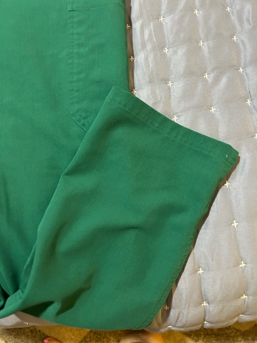 Figs Yola Hunter Green Drawstring Utility Scrub Pants Medium - Picture 8 of 10